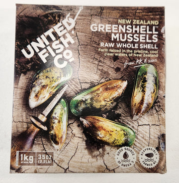 Whole NZ Mussels 1kg