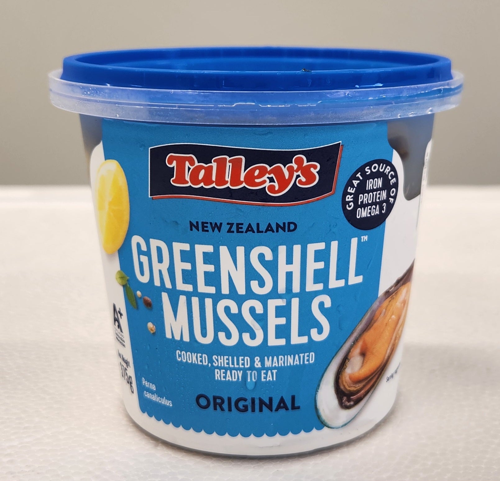 NZ  Greenshell Mussels Original 375g