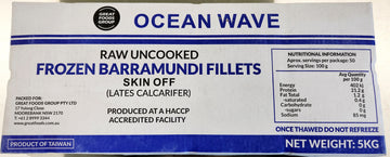 Barramundi Fillets Skin Off 200/300 5kg
