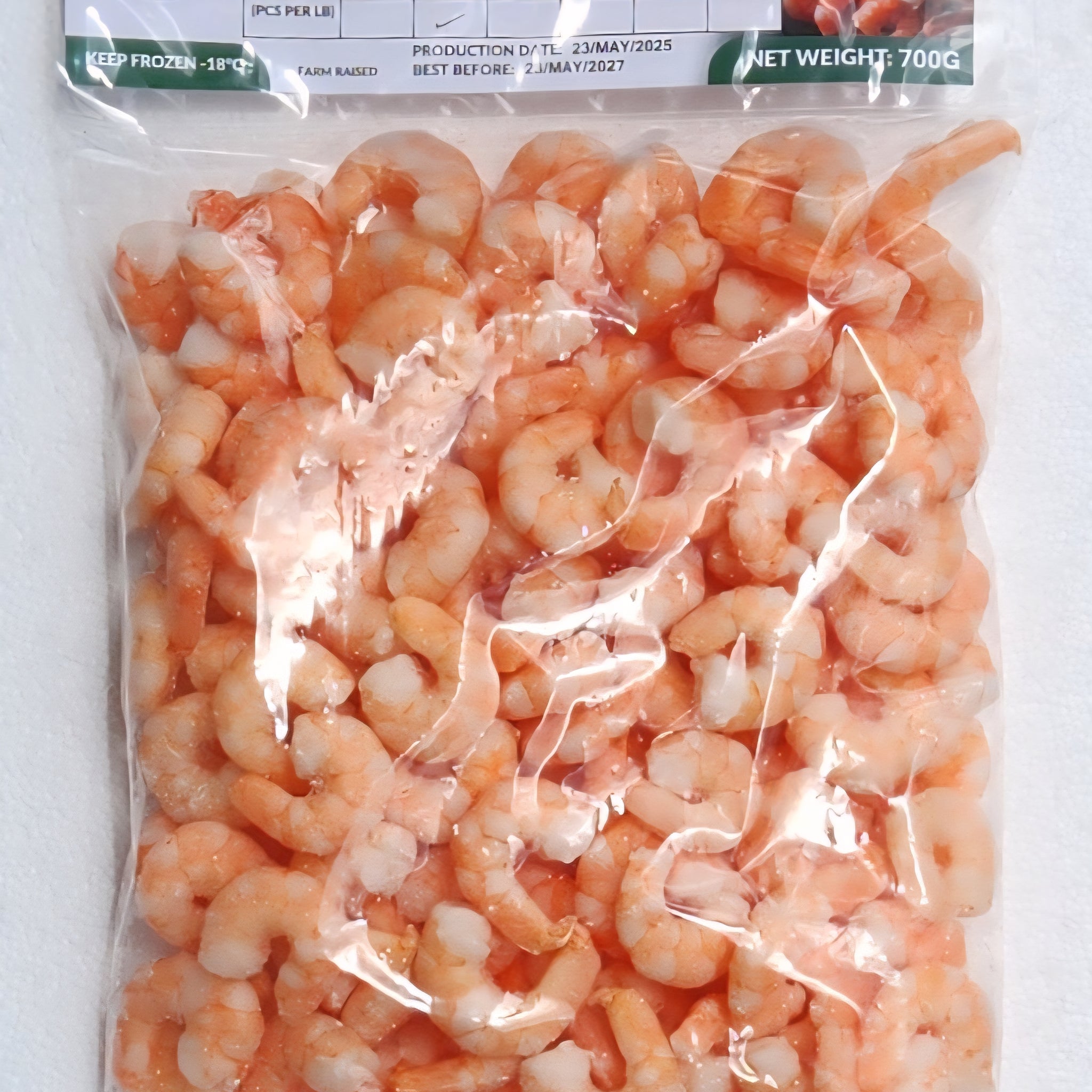 Cooked & Peeled Prawn Vannamei 60/90 700g