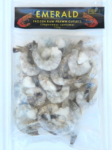 Raw Prawn Cutlets 16/20 Vannamei 700g Tail on