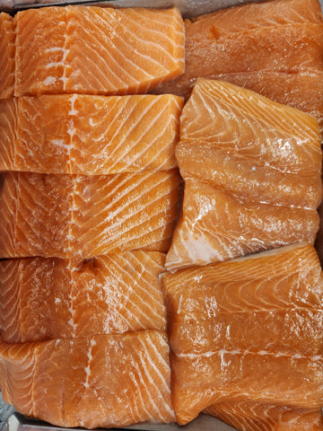 Salmon Fillets Skin Off