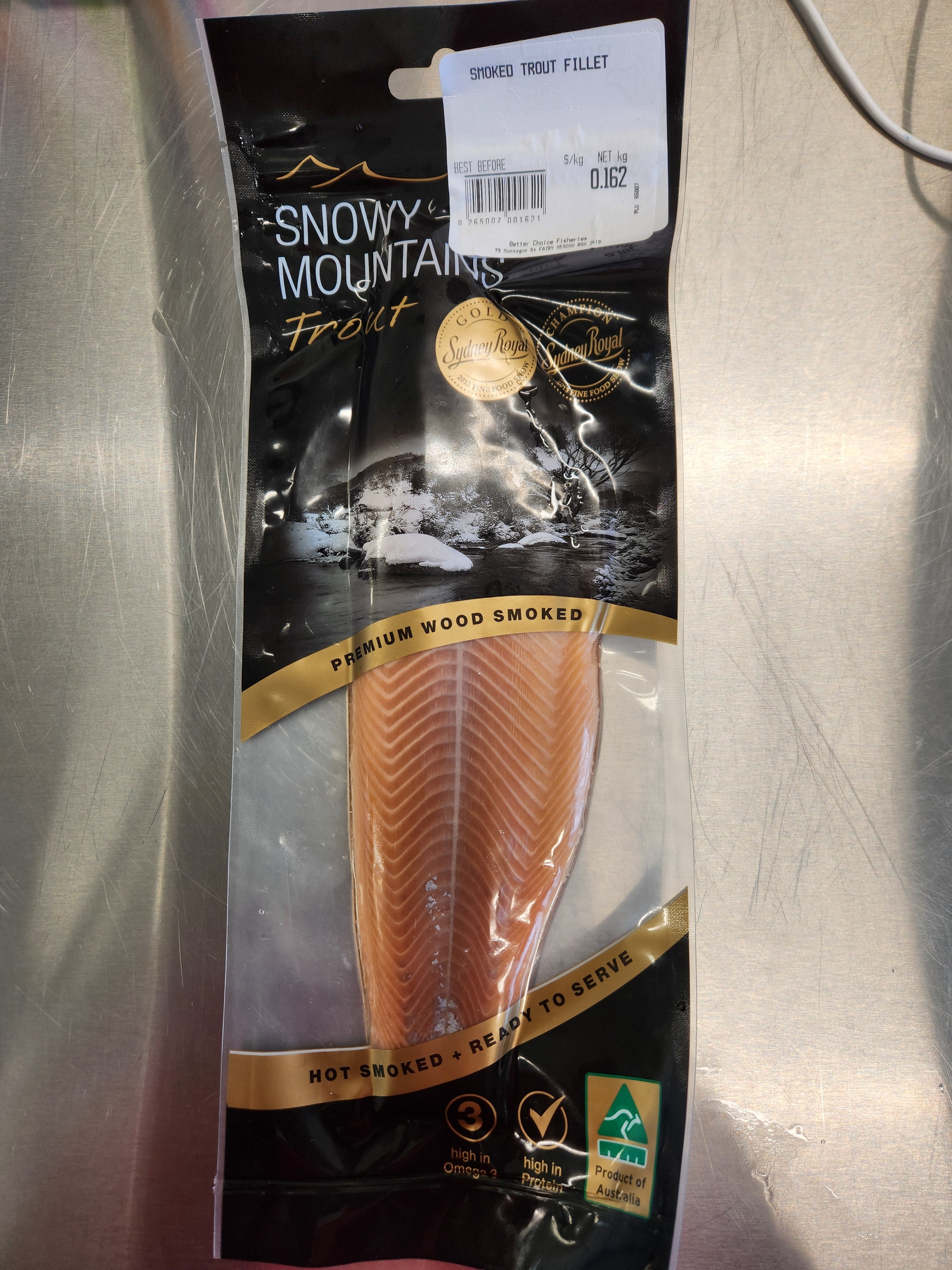 Snowy Mountains Smoked Trout Fillets